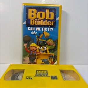 Bob the Builder VHS Tape - Yellow